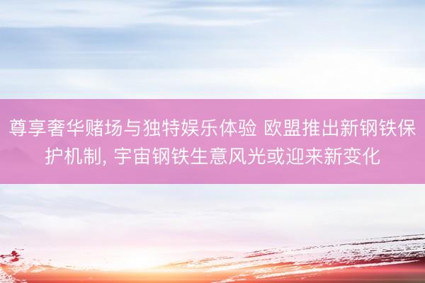 尊享奢华赌场与独特娱乐体验 欧盟推出新钢铁保护机制, 宇宙钢铁生意风光或迎来新变化