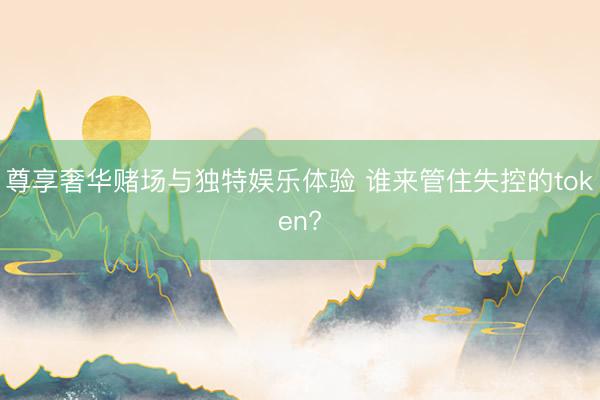 尊享奢华赌场与独特娱乐体验 谁来管住失控的token?