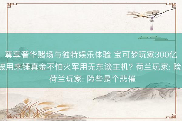 尊享奢华赌场与独特娱乐体验 宝可梦玩家300亿张街景图， 被用来锤真金不怕火军用无东谈主机? 荷兰玩家: 险些是个悲催